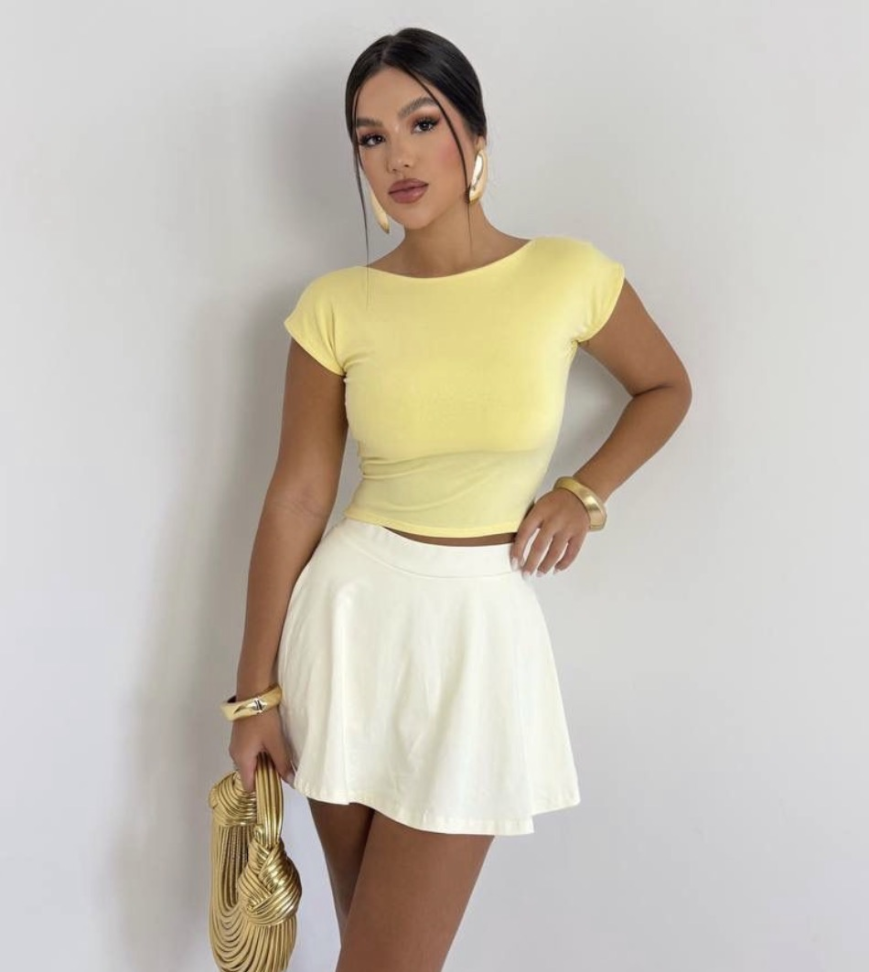 Cropped costa nua