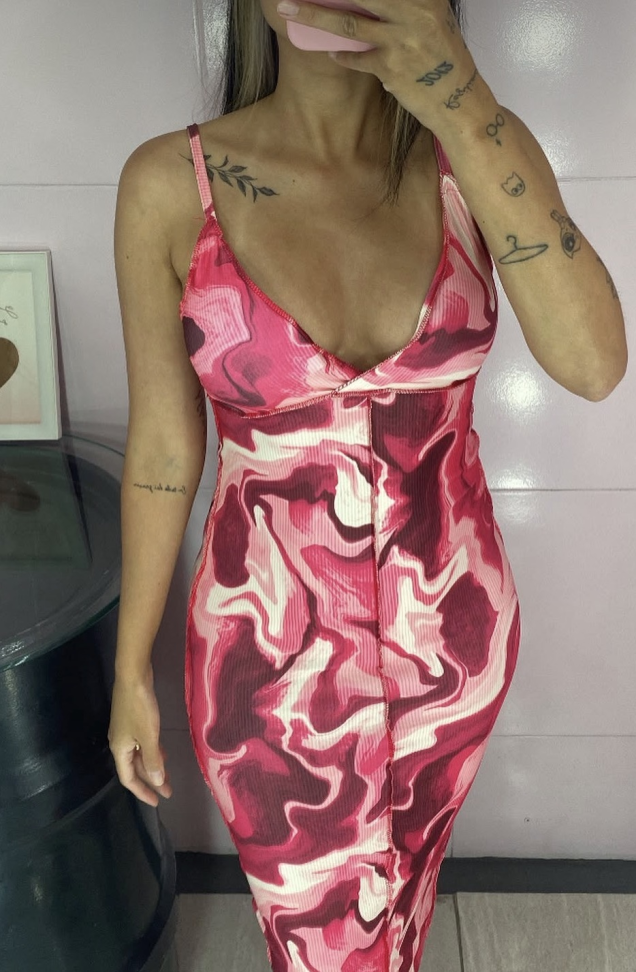 Vestido marmorizado - #2