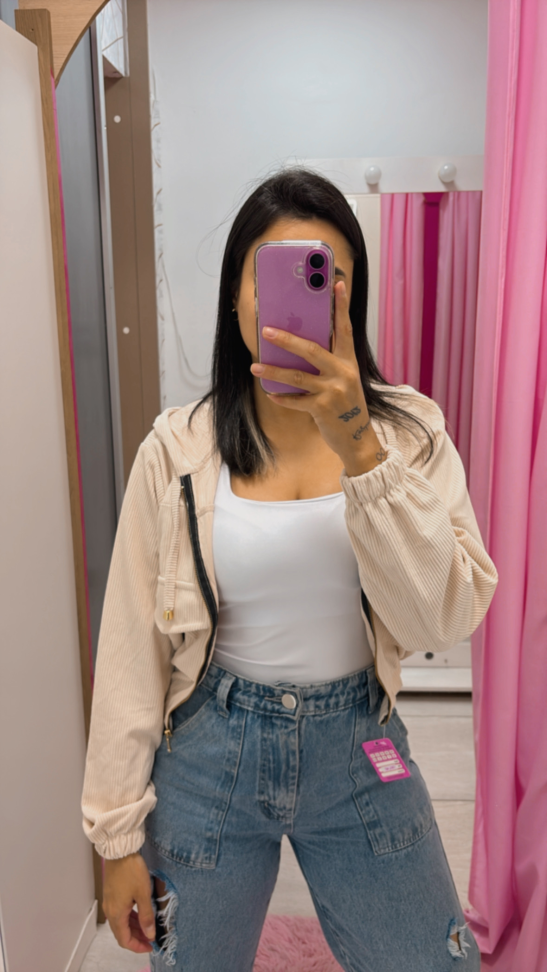 Jaqueta cotelê