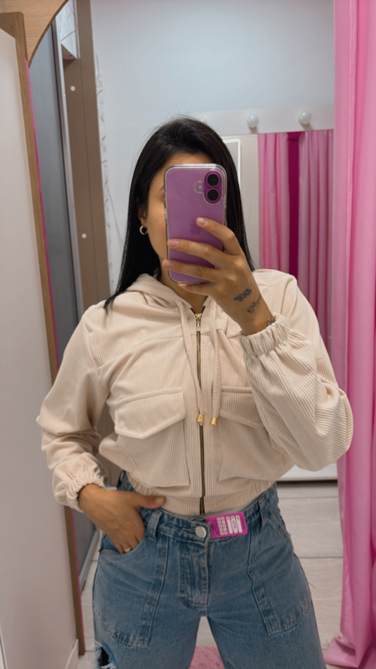 Jaqueta cotelê
