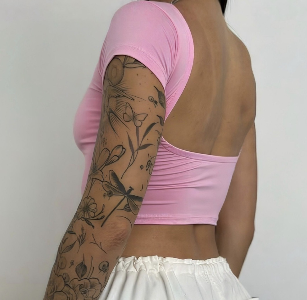 Cropped costa nua