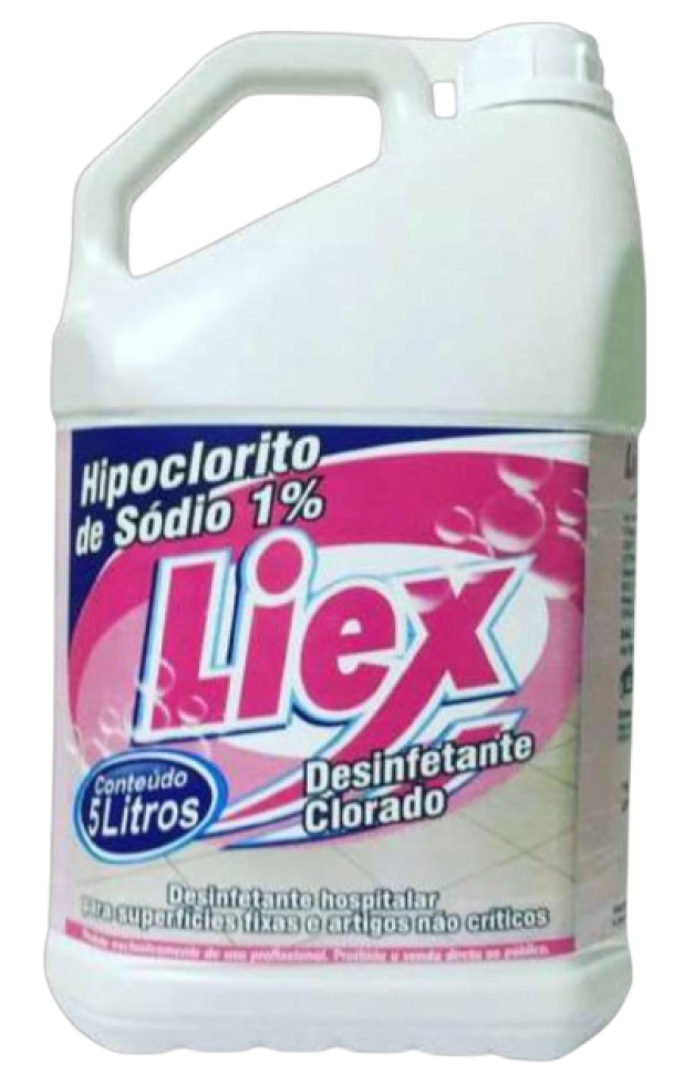 Hipoclorito de Sódio 1% Liex - 5 litros