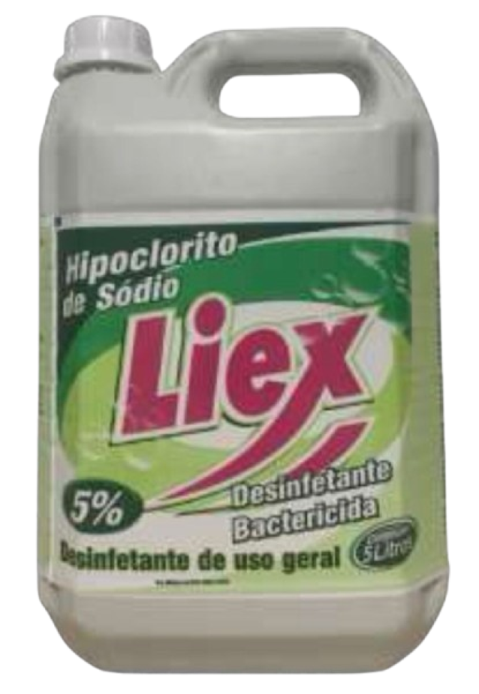 Hipoclorito de Sodio 5% Liex - 5 litros