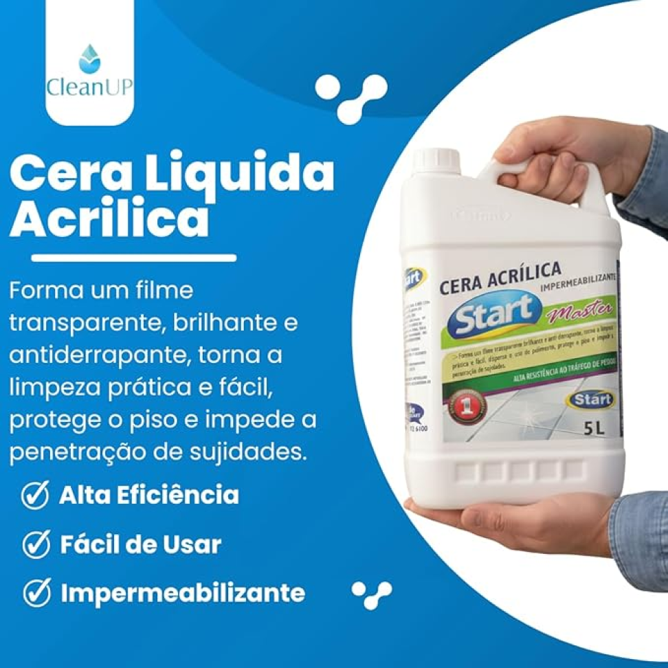 Cera Acrílica Start Master Impermeabilizante 5L