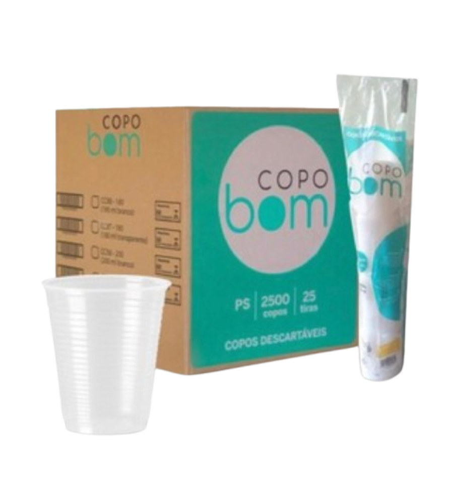 Copo Descartável CopoBom 200ml Caixa