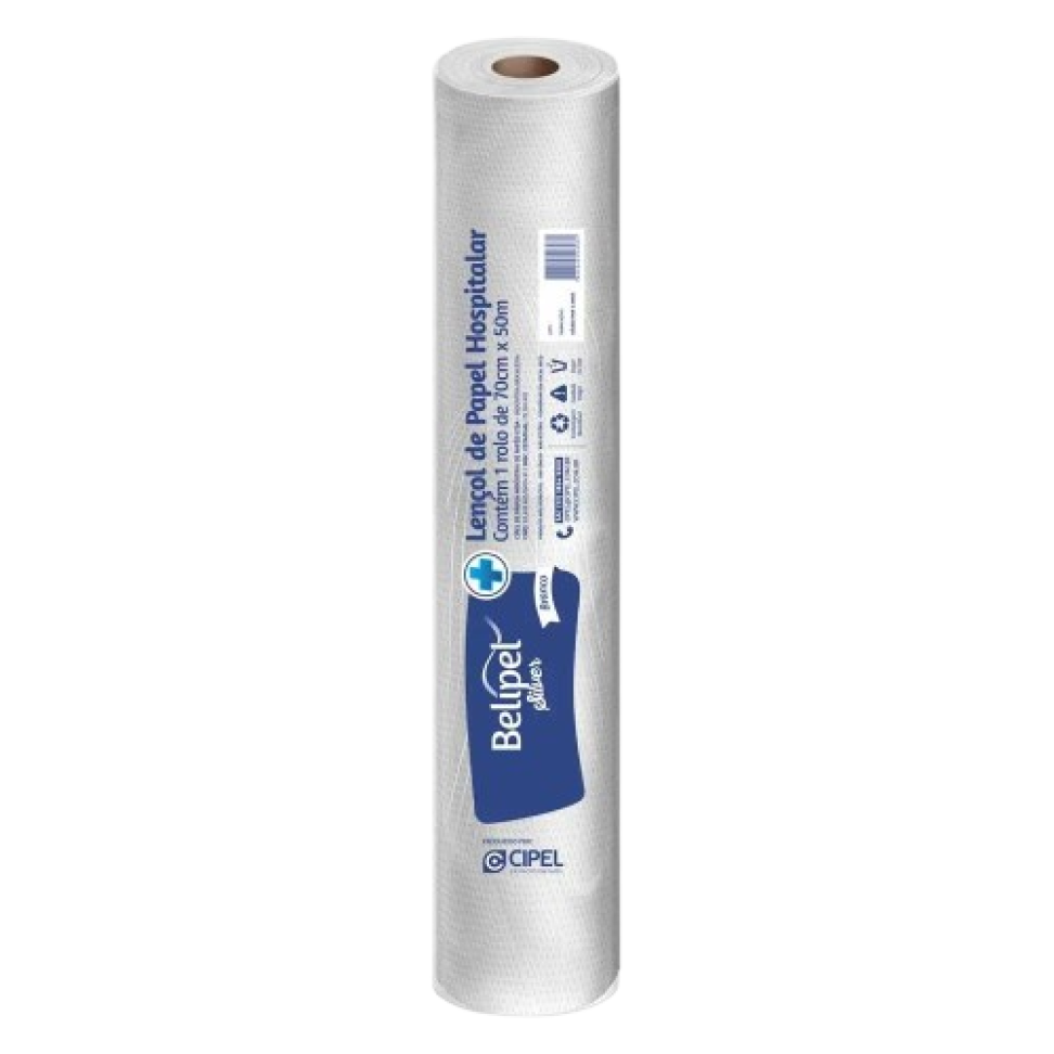 Lençol Hospitalar Belipel Silver 50x70