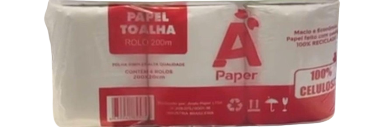 Papel Bobina Celulose APaper 6 rolos