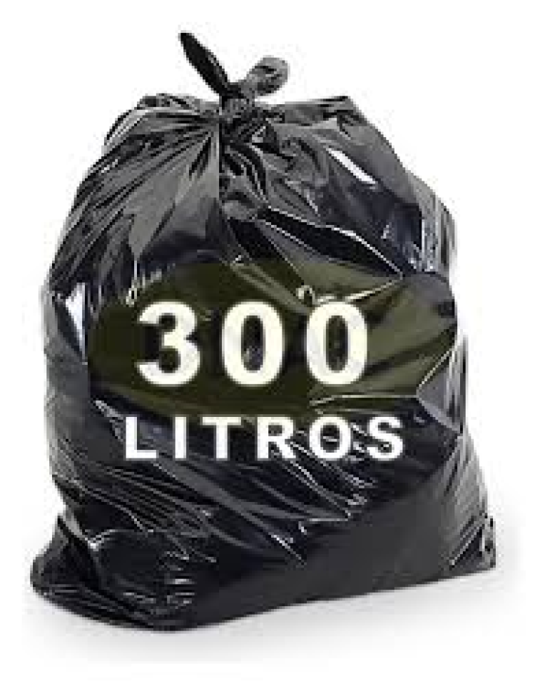 Sacos Lixo 300L - PESADO (50 unidades)