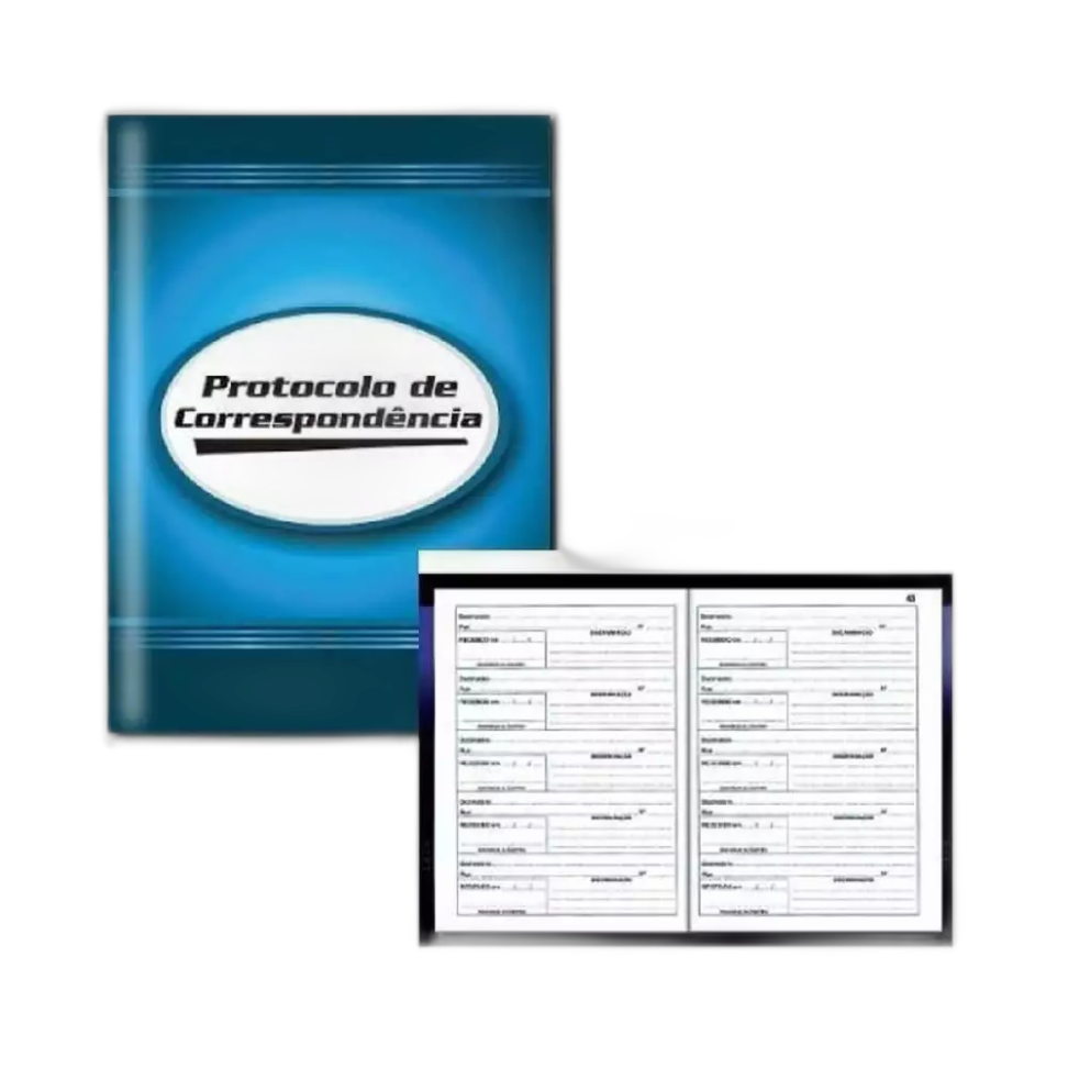 Livro Caderno Protocolo
