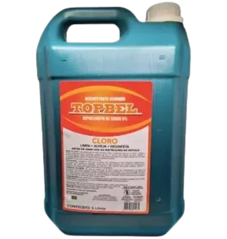 Hipoclorito 5% TopBel - 5 litros