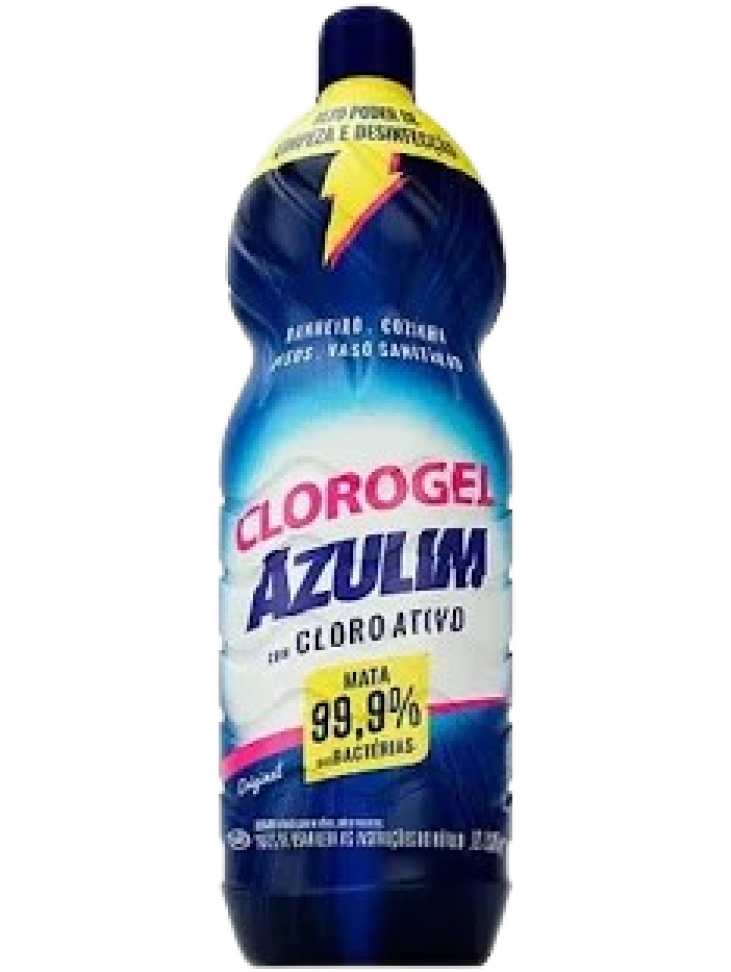 Cloro Gel Original Azulim 1litro