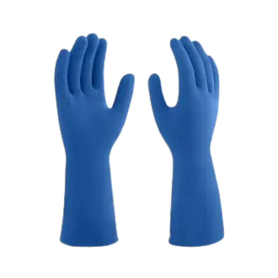 Luva Látex Azul Antiderrapante Mucambo Pro137 G