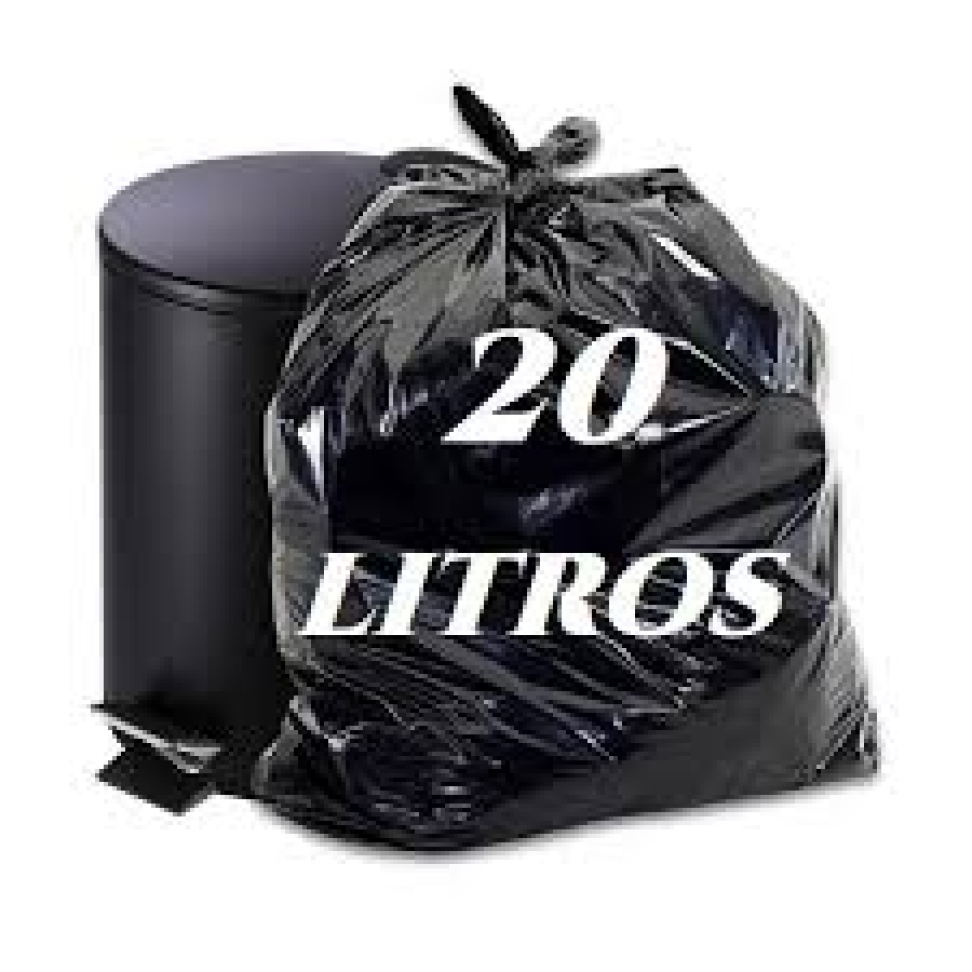 Sacos Lixo 20L (100 unidades)