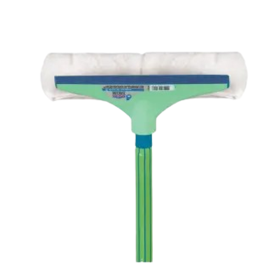 Rodo Limpa Vidro Combinado 2 Em 1 - 20Cm