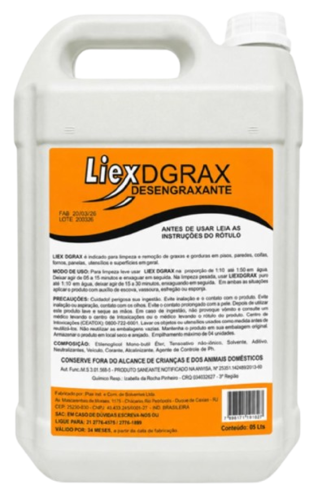 Desengraxante Liex Dgrax - 5L