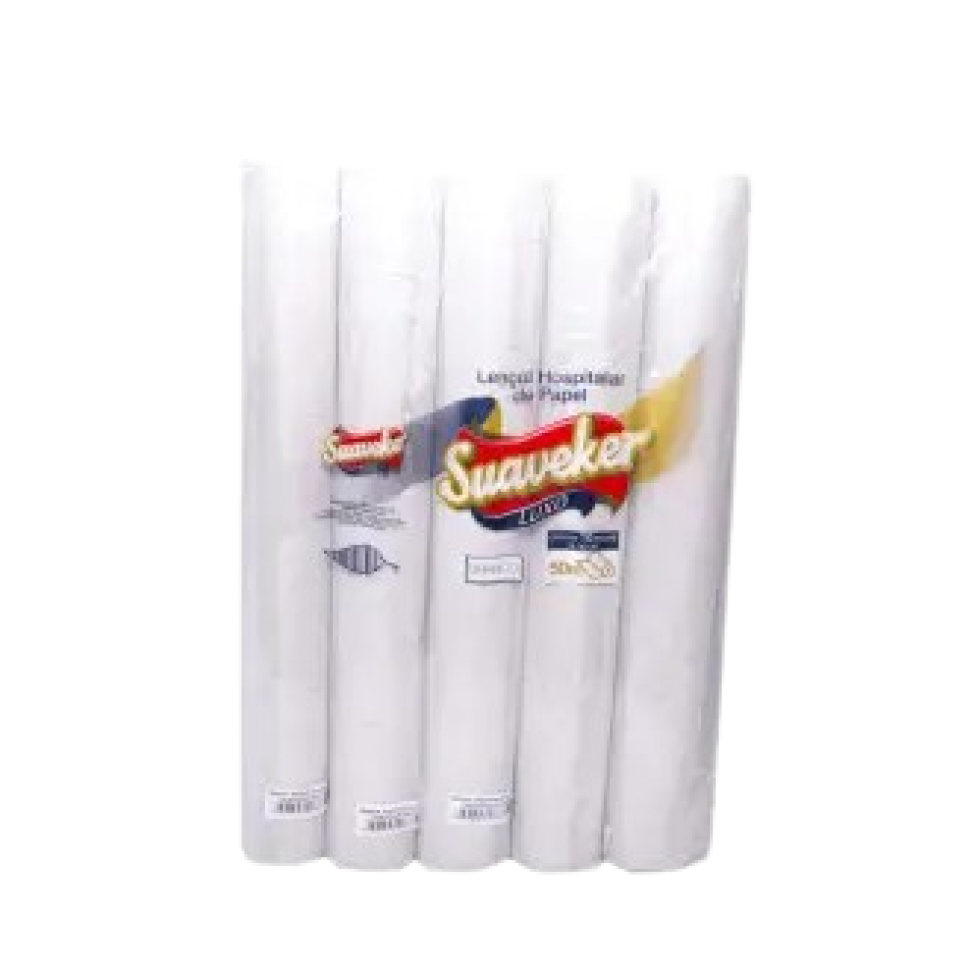 Lençol descartavel hospitalar Suaveke Luxo 50x50