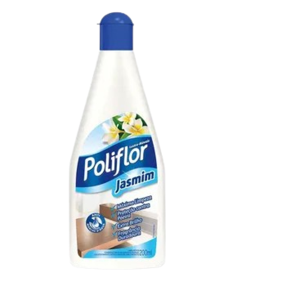 Lustra Móveis Poliflor Jasmim 200 ml