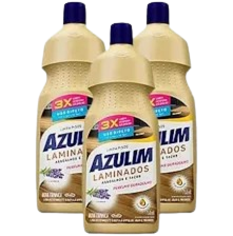 limpa Pisos Laminados Azulim 1 litro