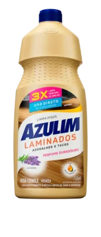 limpa Pisos Laminados Azulim 1 litro
