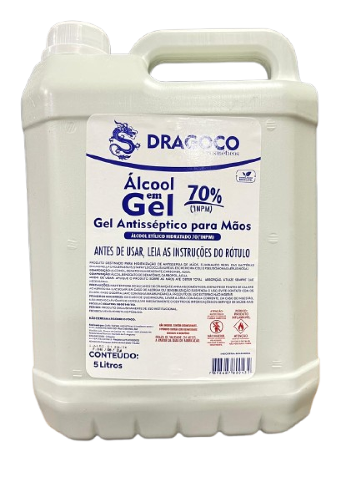 Álcool Gel 70 TopBel - 5L