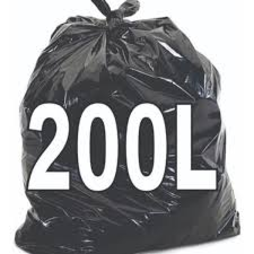 Sacos Lixo 200L - Super Reforçado (100 unidades)