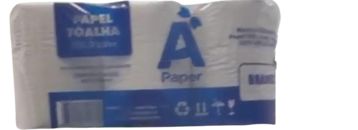 Papel Bobina Branco APaper 6 rolos
