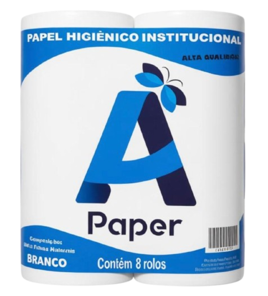 Papel Higiênico Rolão Branco - Apaper