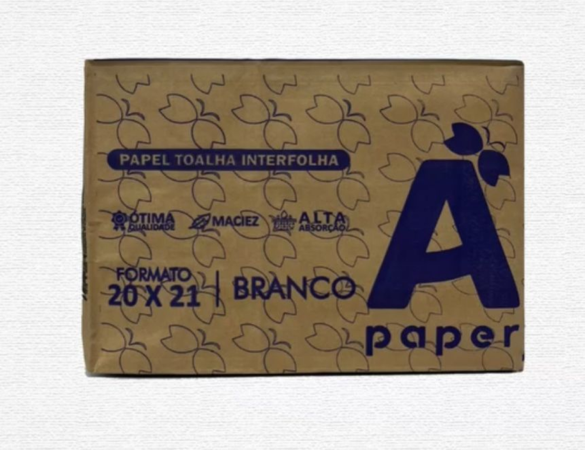 Papel Interfolha Branco APaper