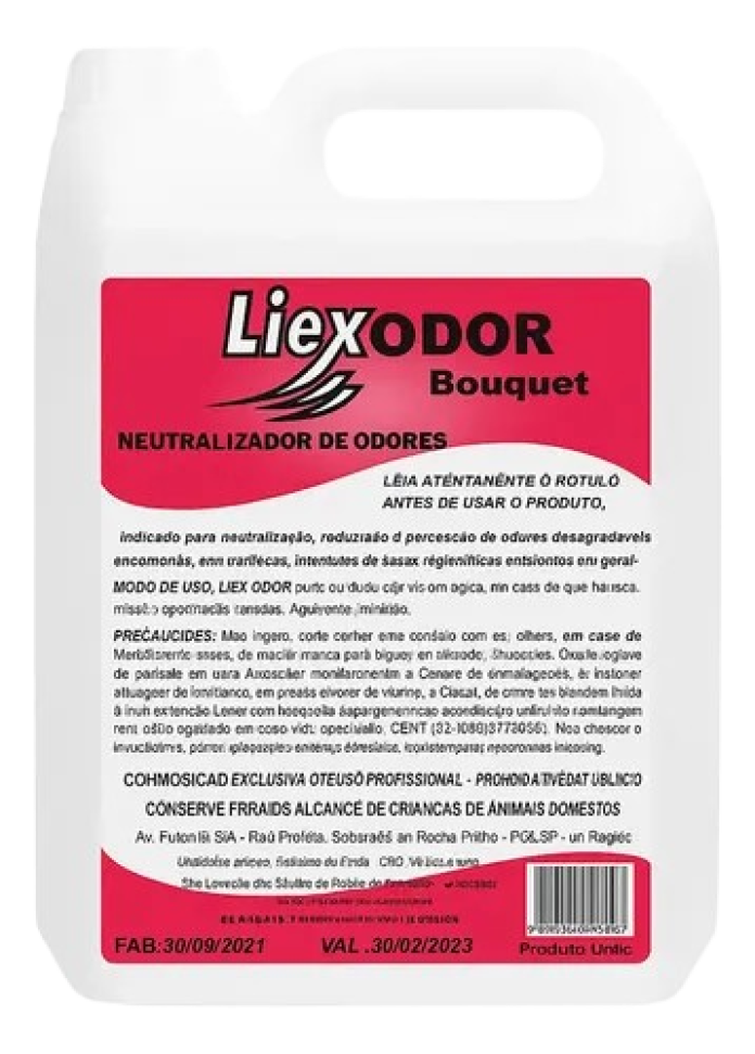 Neutralizador Odores Liex Bouquet 5 litros