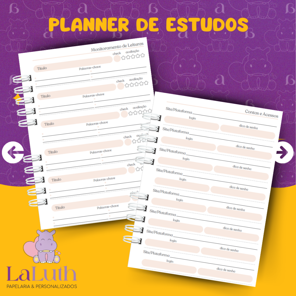 Planner de Estudos - Permanente - #6