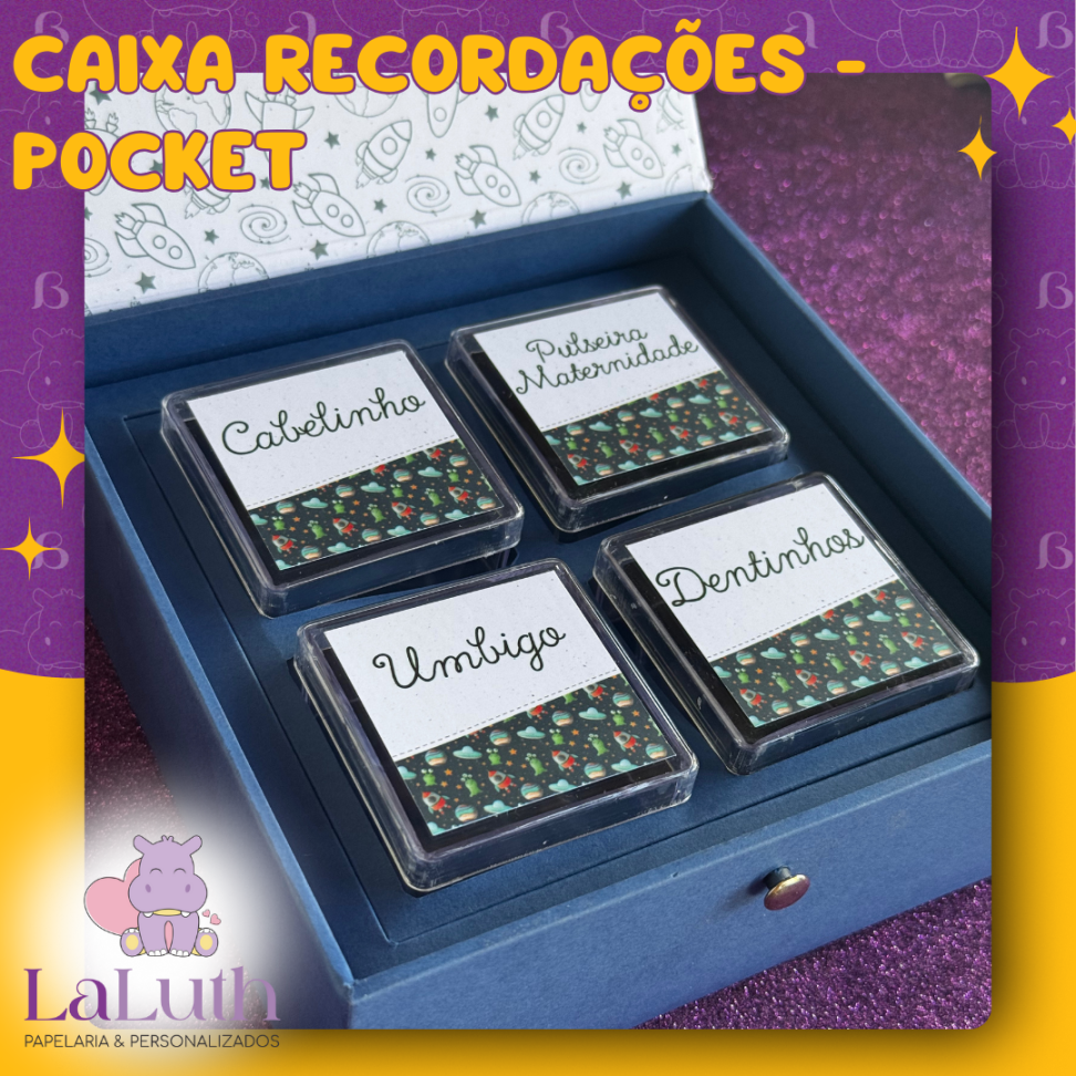 Caixa Recordações Pocket