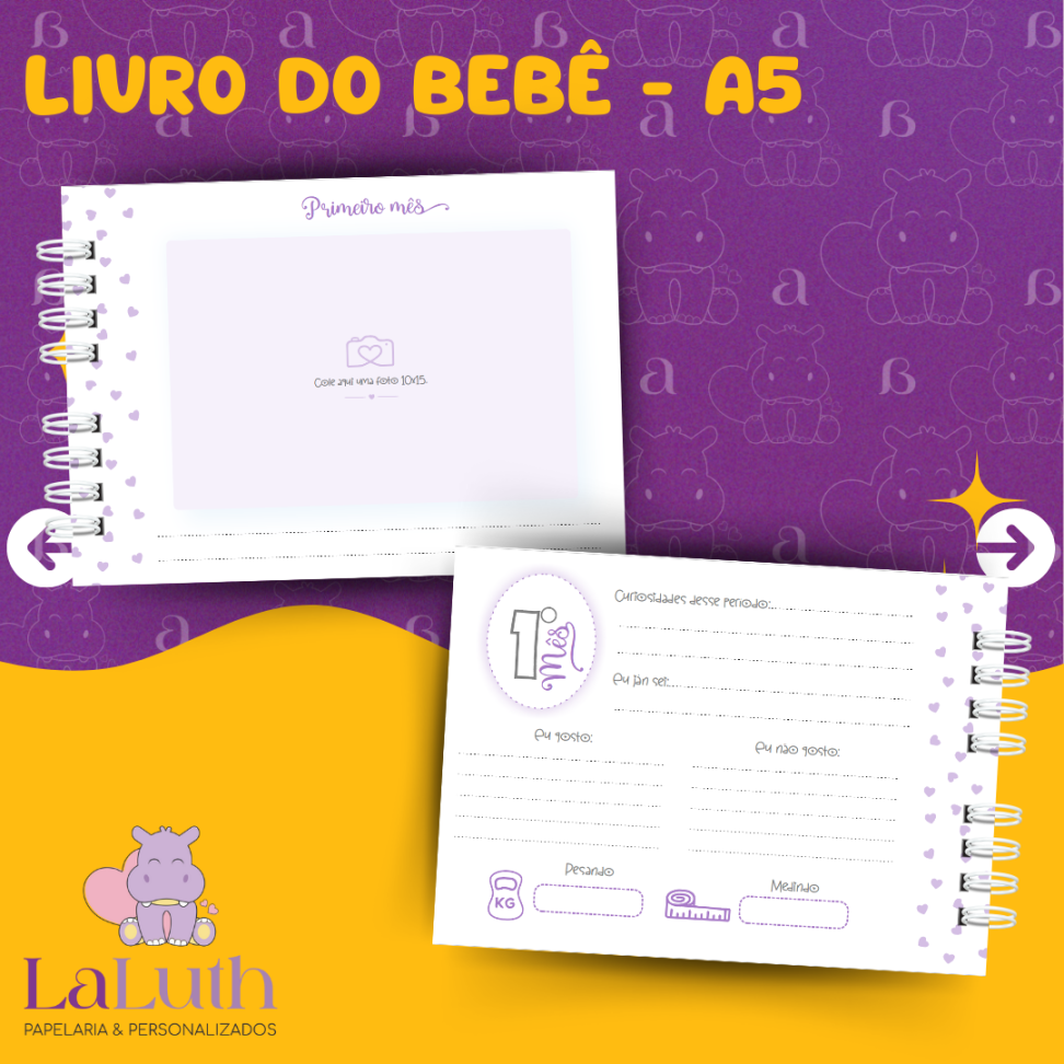 Livro do Bebê - Love - A5 - #3