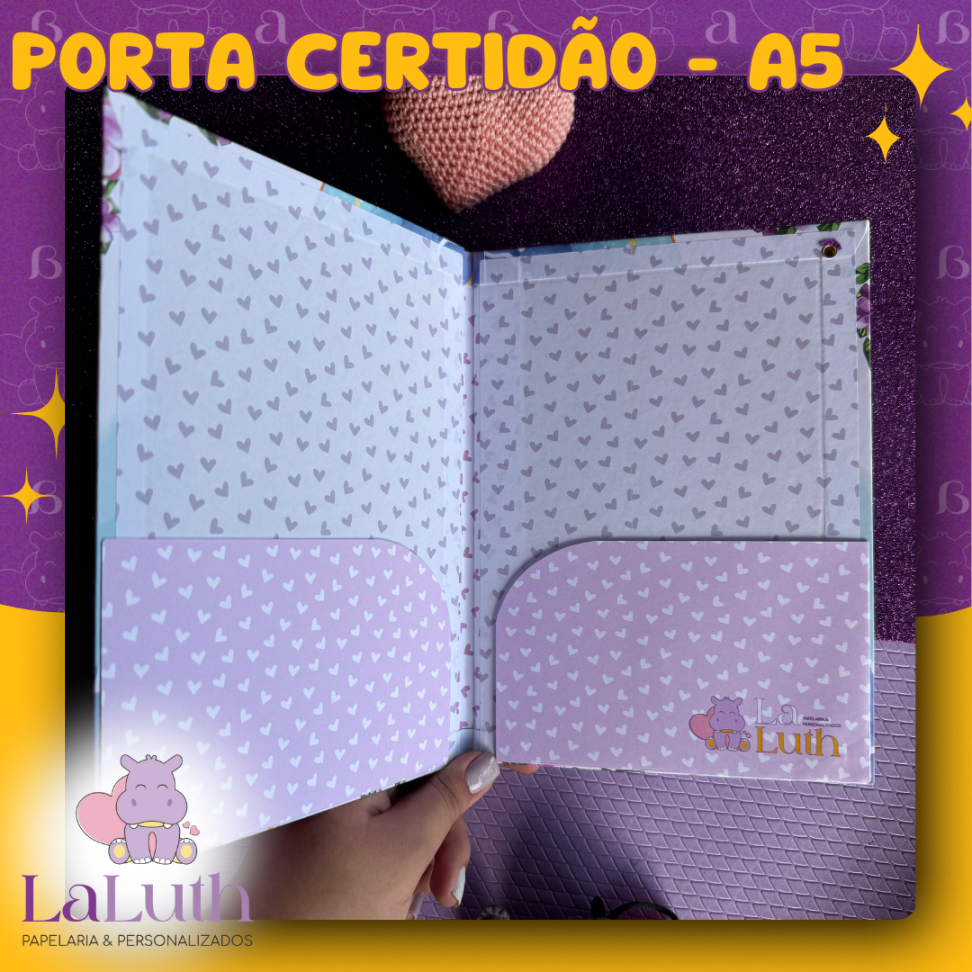 Porta Certidão A5
