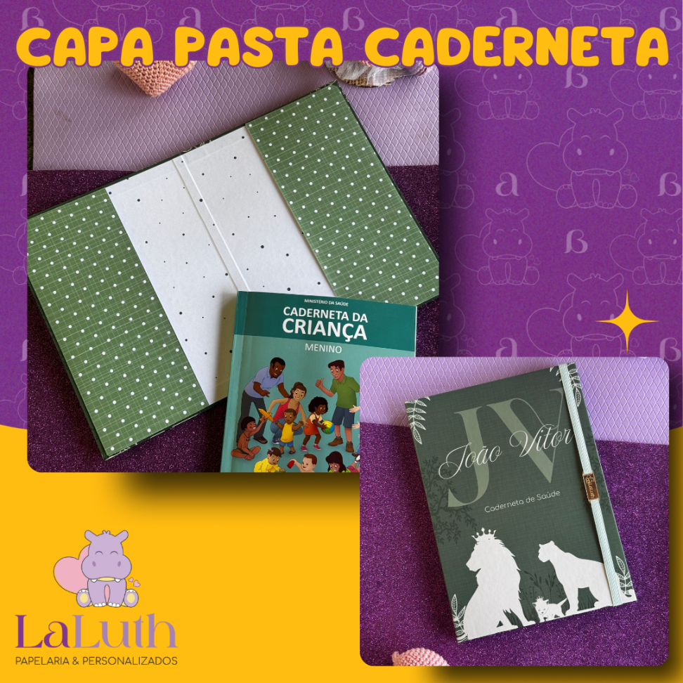 Capa Pasta Caderneta
