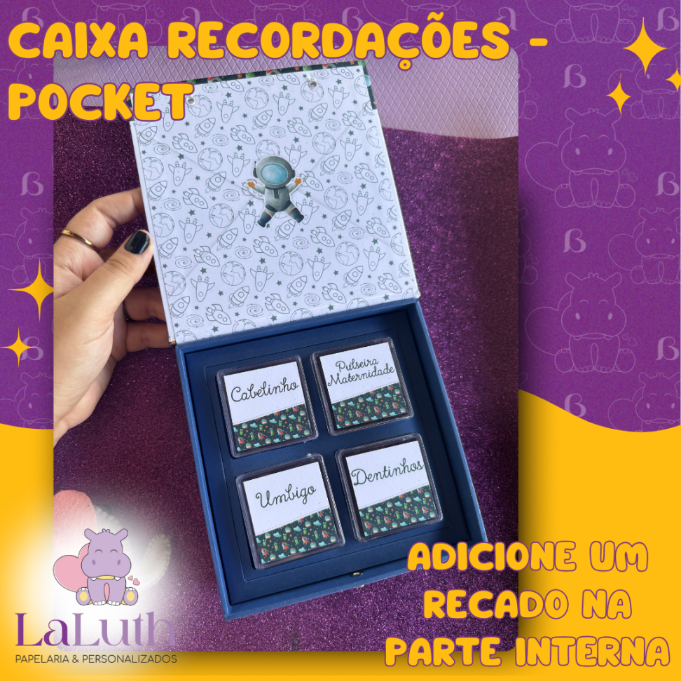 Caixa Recordações Pocket