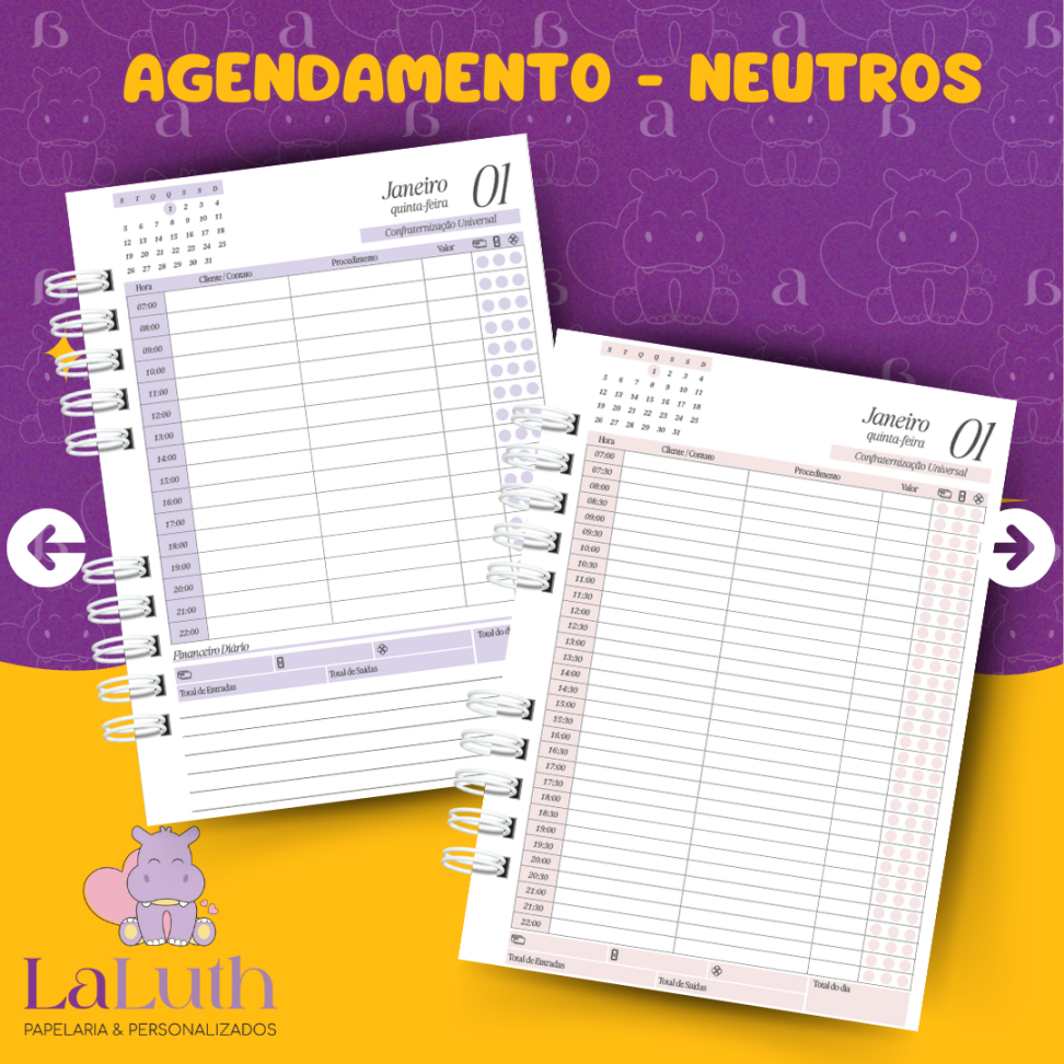 Agendamentos Neutro  - 2026