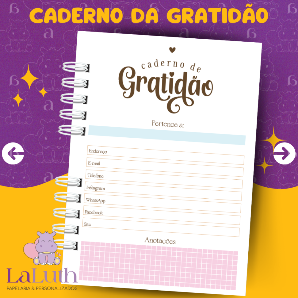 Caderno da Gratidão