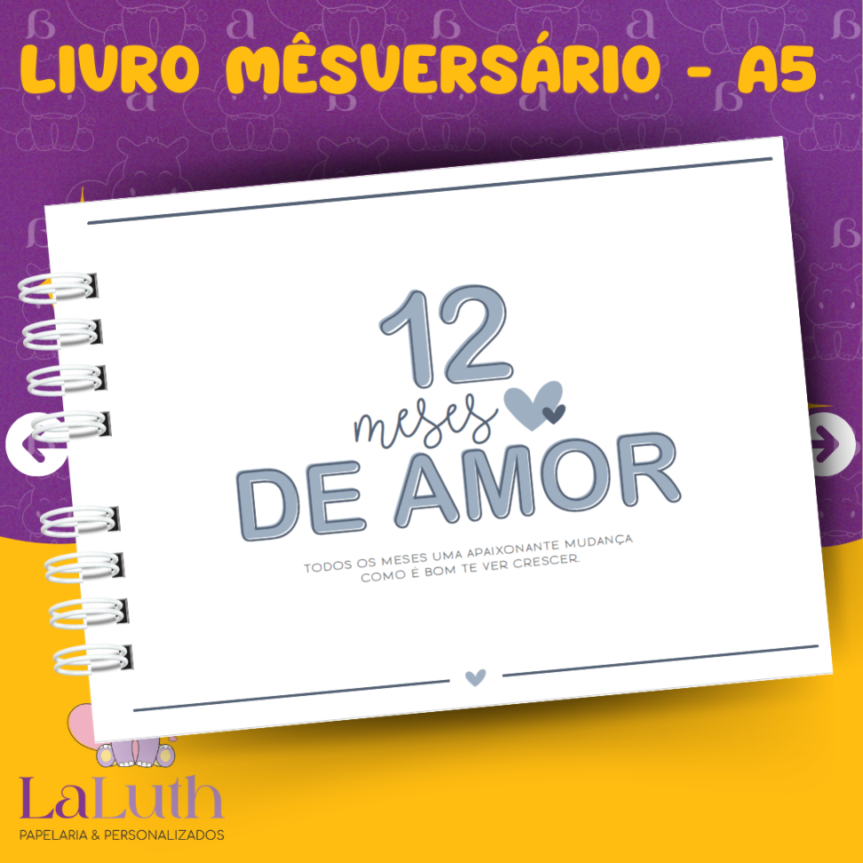 Livro MêsVersário A5