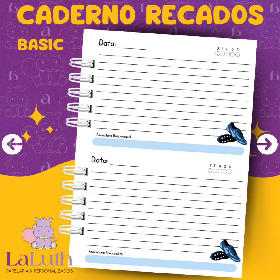 Caderno de Recados - Basic