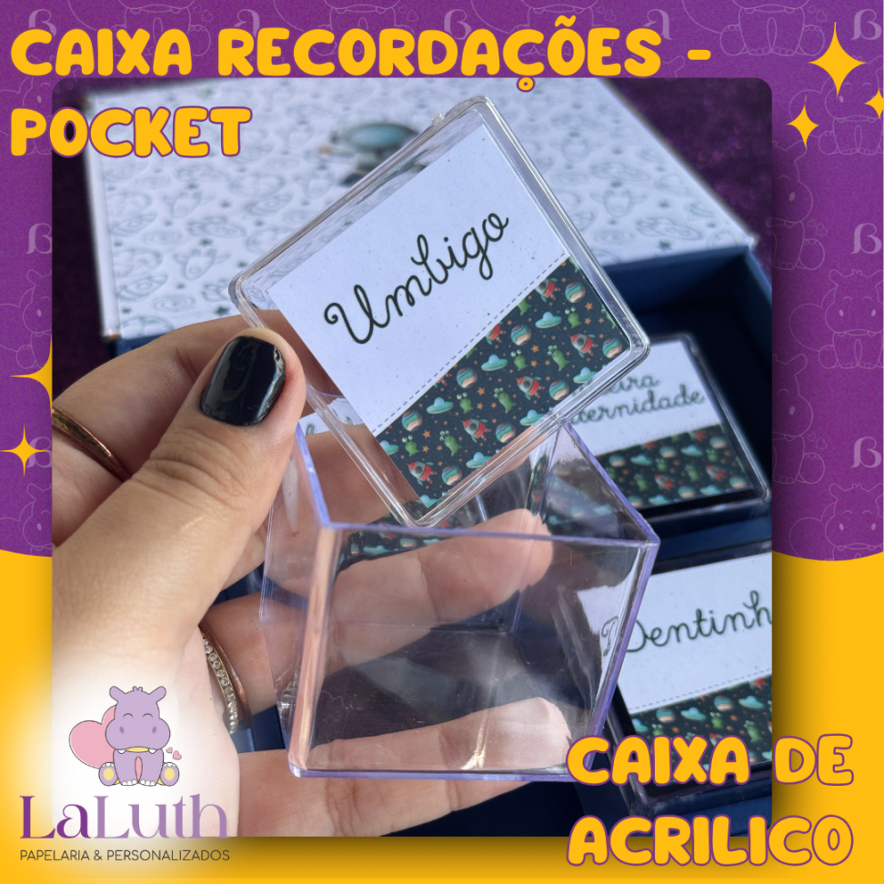 Caixa Recordações Pocket - #4