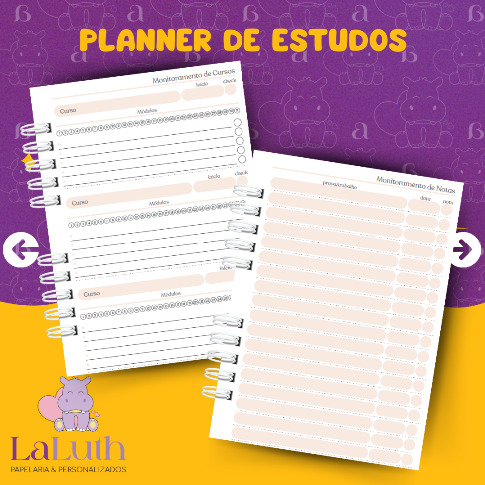 Planner de Estudos - Permanente - #4