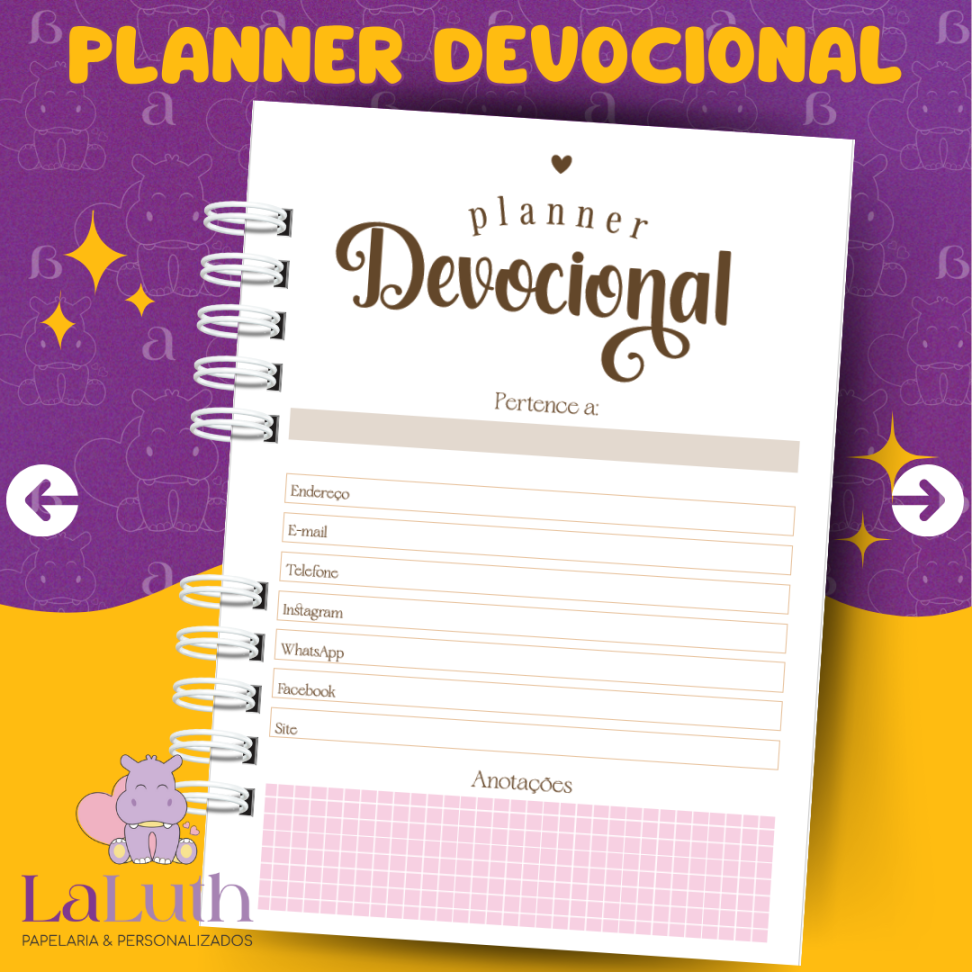 Planner Devocional - Permanente
