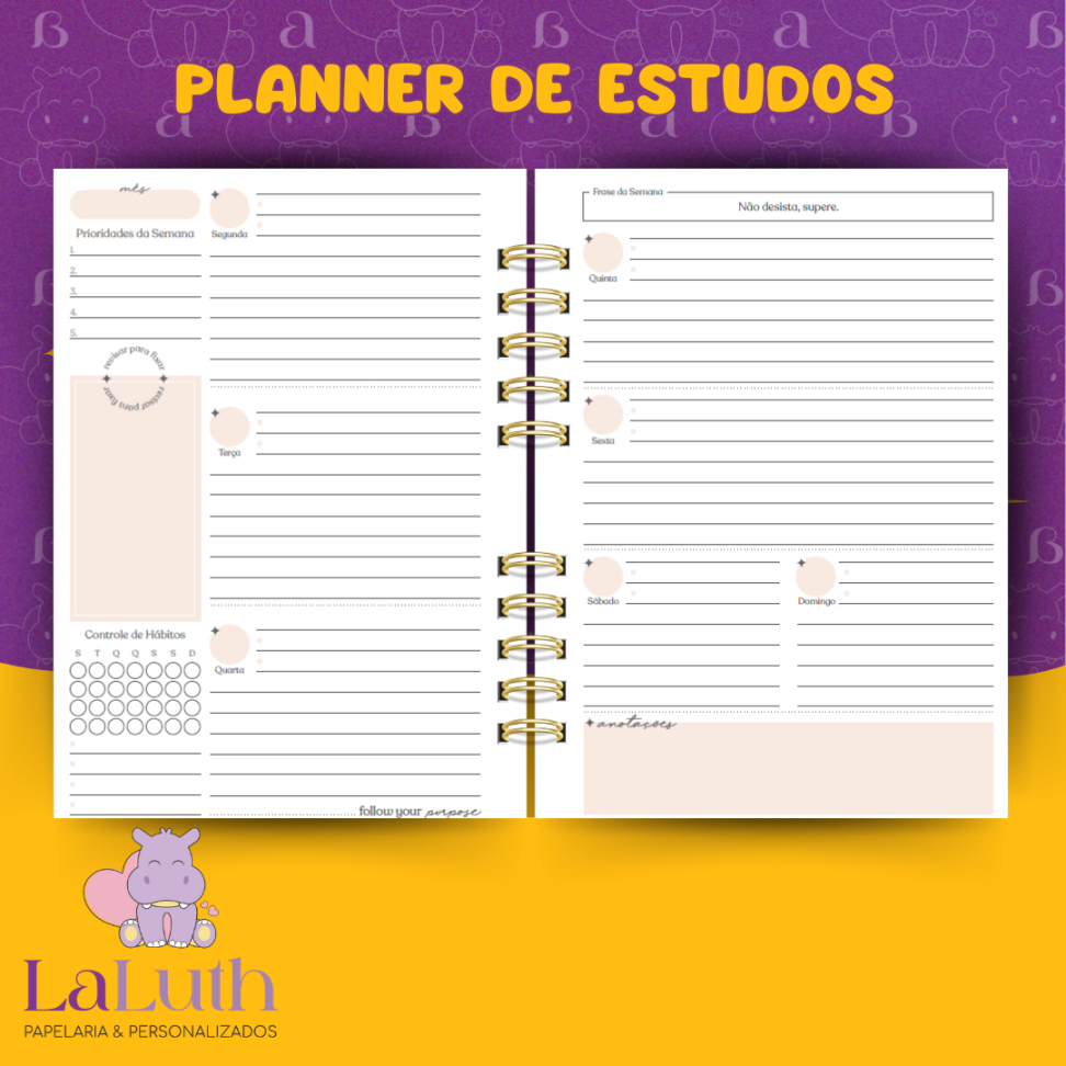 Planner de Estudos - Permanente - #3