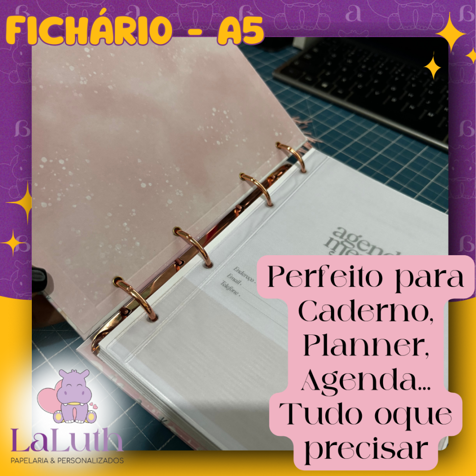 Fichario A5 - Agenda