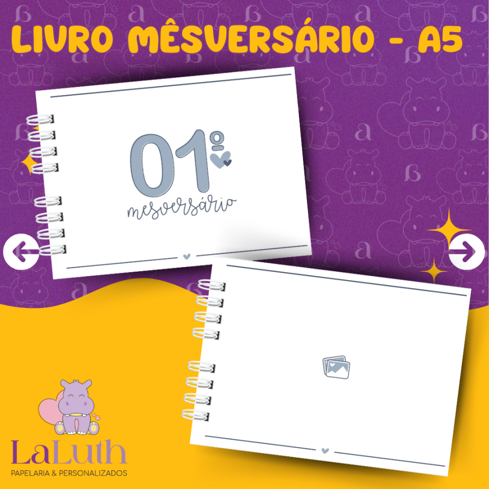 Livro MêsVersário A5