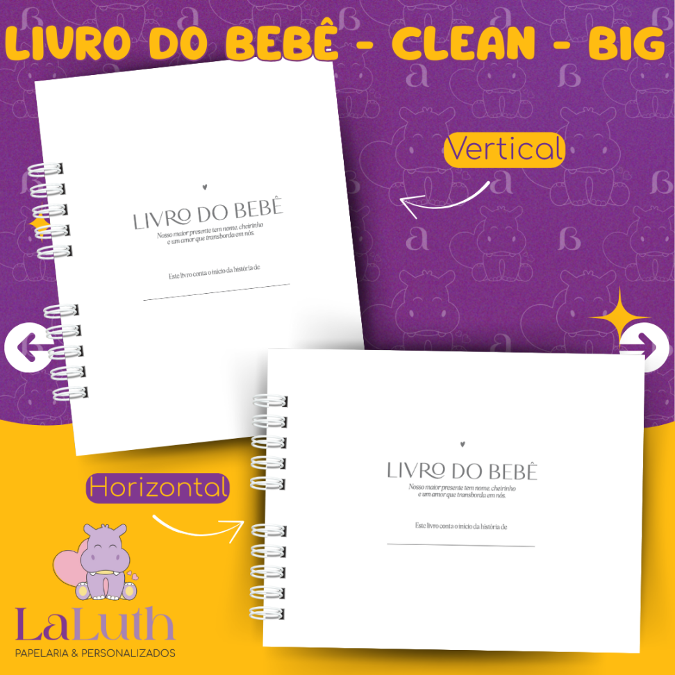 Livro do Bebê - Clean - BIG