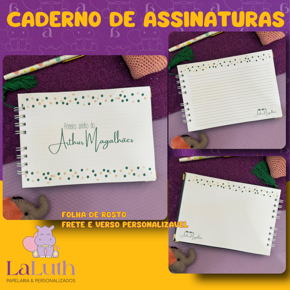 Caderno de Assinaturas - A5