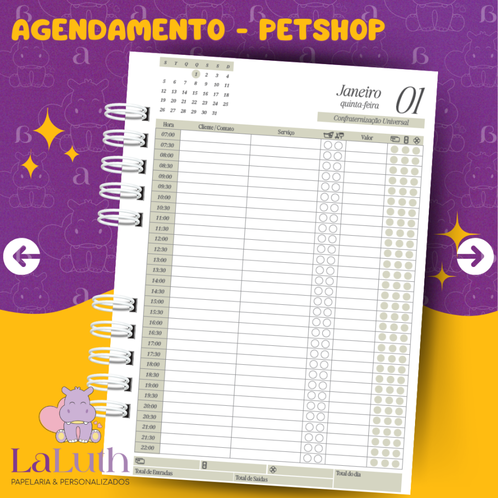 Agendamentos Pet Shop  - 2026