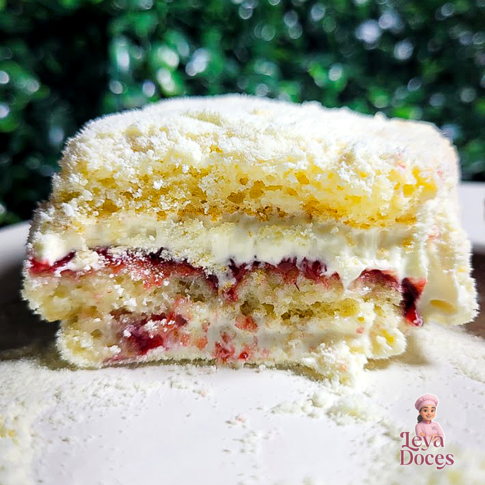 Bolo de Ninho com Geleia de Morango - #3