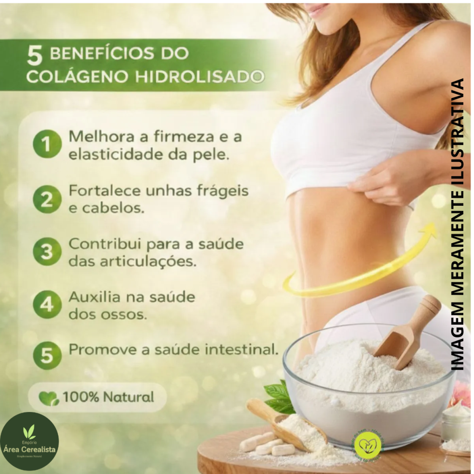Colágeno Hidrolisado Sabor Morango Granel 100g - #2